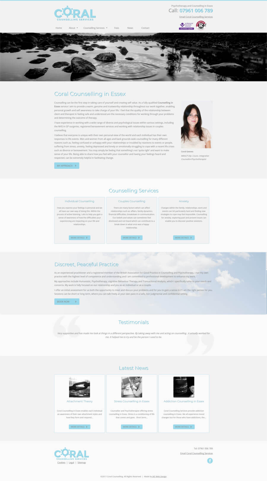 Coral Counselling website